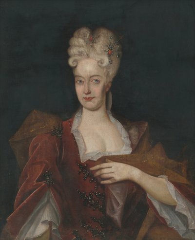 Portrait of the Wife of Rákóczi II, Amalie Charlotte of Hesse-Reinfels by Unbekannt Unbekannt